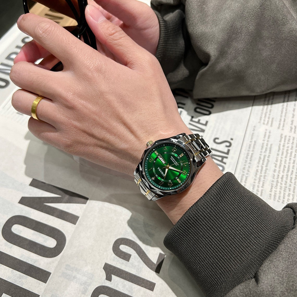 Casual High-end Business Dual Calendar Watch